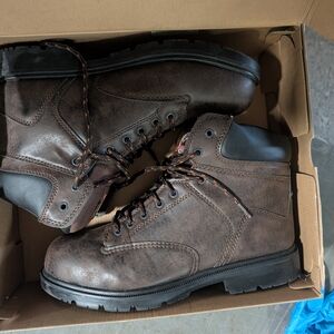 Brahma Dark Brown Leather Boots